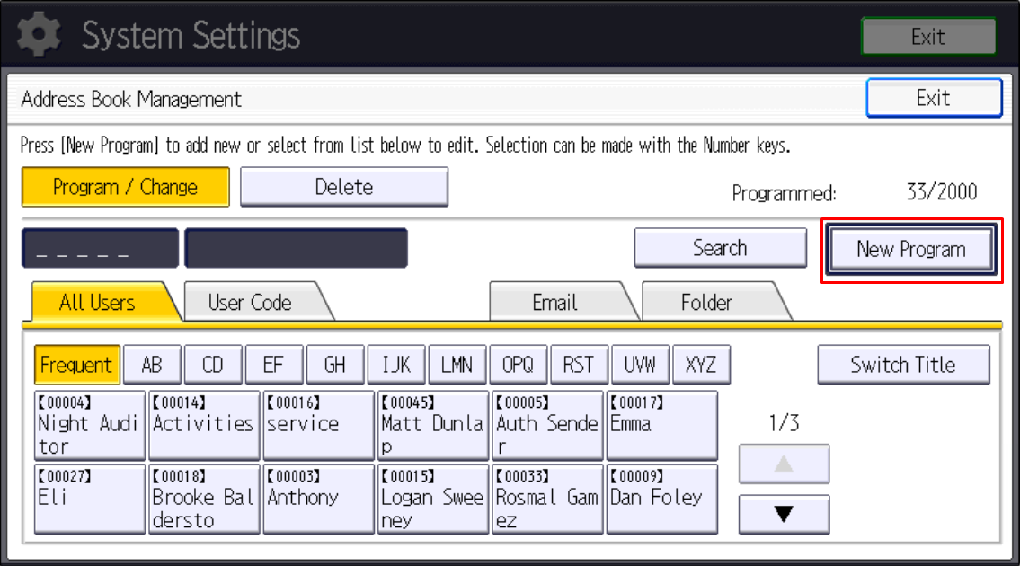 HOW TO Edit Printer Address Book Breckenridge Grand Vacations