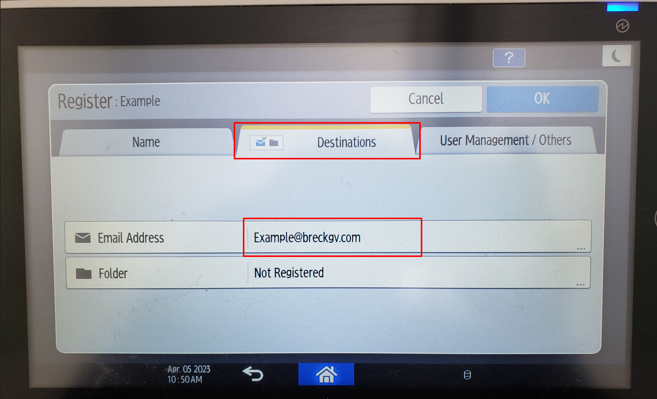 HOW TO Edit Printer Address Book Breckenridge Grand Vacations