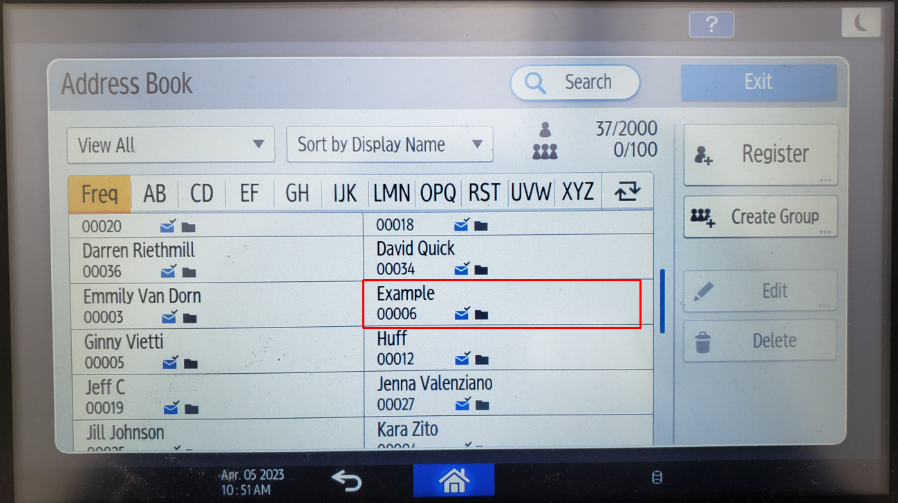 HOW TO Edit Printer Address Book Breckenridge Grand Vacations