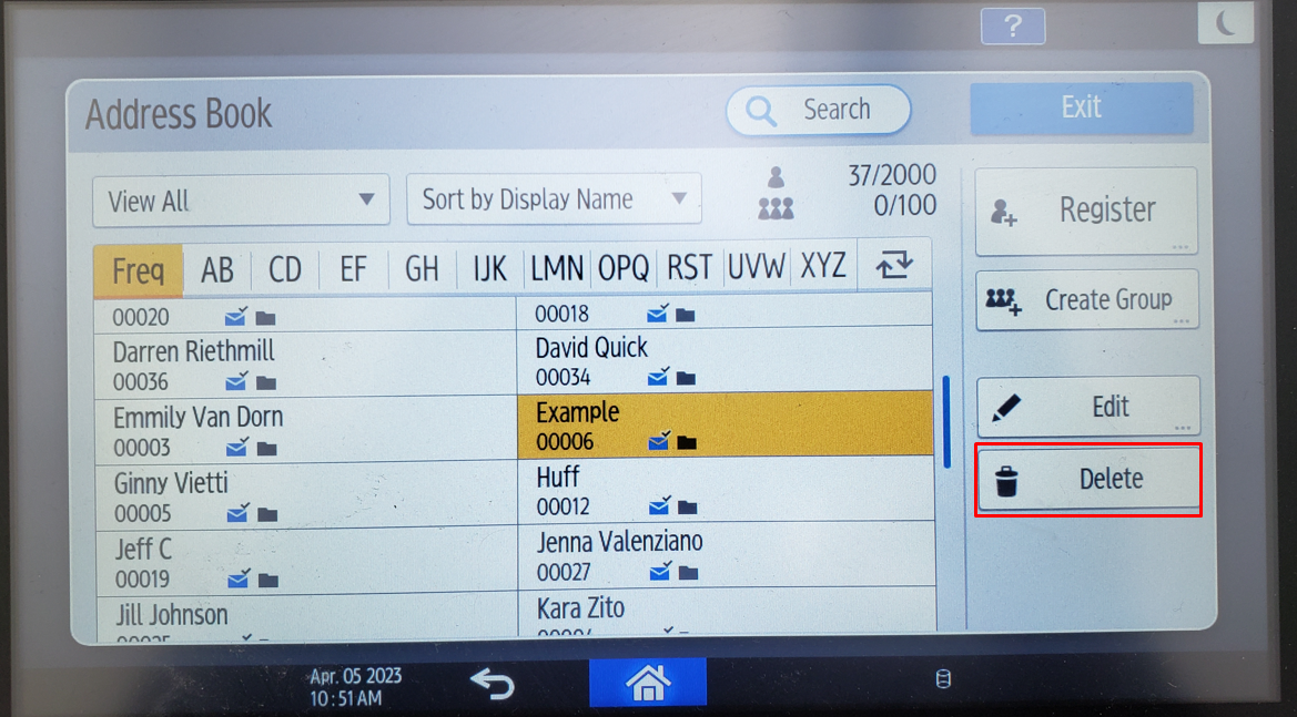 HOW TO Edit Printer Address Book Breckenridge Grand Vacations